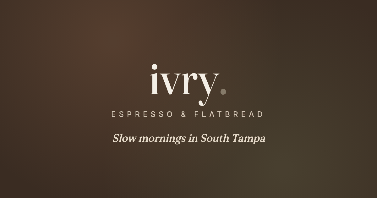 ivry. Espresso & Flatbread